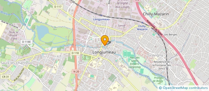 localisation de l'entreprise MONSIEUR RENE BEY à LONGJUMEAU