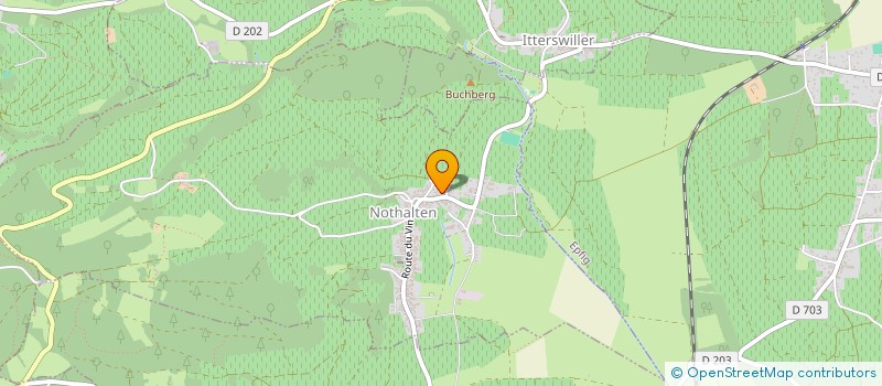 localisation de l'entreprise MONSIEUR RENE BIECHEL  NOTHALTEN