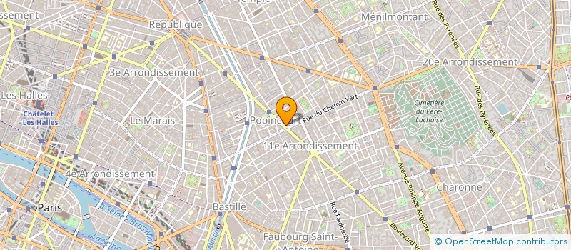 localisation de l'entreprise MONSIEUR RENE BIEL à PARIS