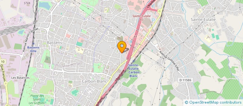 localisation de l'entreprise MONSIEUR RENE BIES  CARBON-BLANC