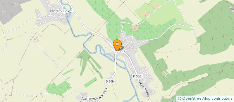 localisation de l'entreprise MONSIEUR RENE BIGELOT  PULLIGNY