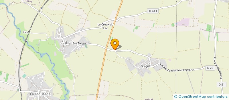 localisation de l'entreprise MONSIEUR RENE BILLARD à AUBIAT