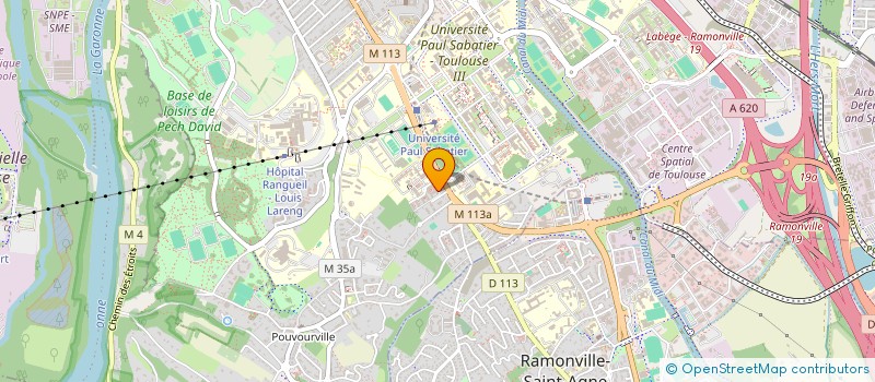 localisation de l'entreprise MONSIEUR RENE BILLAUD  TOULOUSE