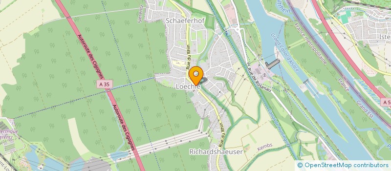 localisation de l'entreprise MONSIEUR RENE BINGLER  KEMBS