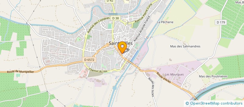 localisation de l'entreprise MONSIEUR RENE BISCAREL  SAINT-GILLES