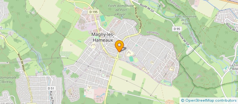 localisation de l'entreprise MONSIEUR RENE BISCH  MAGNY-LES-HAMEAUX