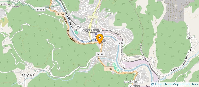 localisation de l'entreprise MONSIEUR RENE BLACHERE à LES SALLES-DU-GARDON