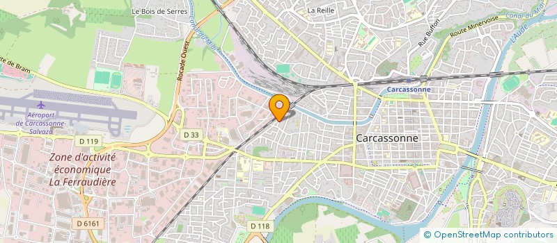 localisation de l'entreprise MONSIEUR RENE BLACHERE  CARCASSONNE