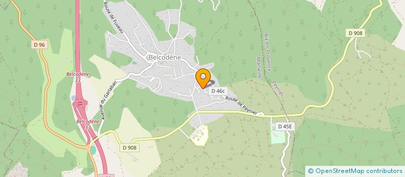 localisation de l'entreprise MONSIEUR RENE BLANC à BELCODENE