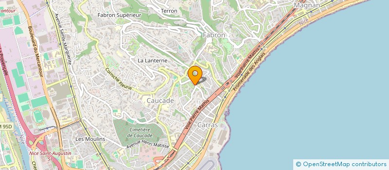 localisation de l'entreprise MONSIEUR RENE BLANC à NICE