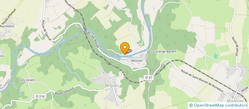 localisation de l'entreprise MONSIEUR RENE BLANC à SAINT-BONNET-DE-ROCHEFORT