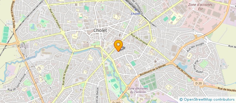 localisation de l'entreprise MONSIEUR RENE BLANCHET à CHOLET