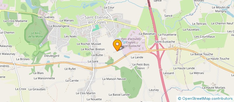 localisation de l'entreprise MONSIEUR RENE BLANCHET à MAEN ROCH