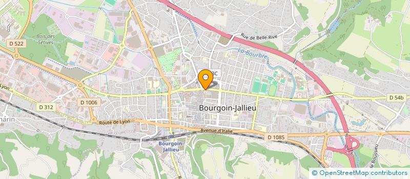 localisation de l'entreprise MONSIEUR RENE BLANCHET  BOURGOIN-JALLIEU