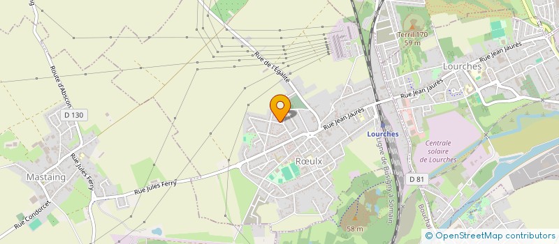 localisation de l'entreprise MONSIEUR RENE BLIN  MASTAING