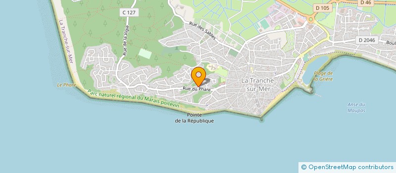 localisation de l'entreprise MONSIEUR RENE BOCQUIER à LA TRANCHE-SUR-MER