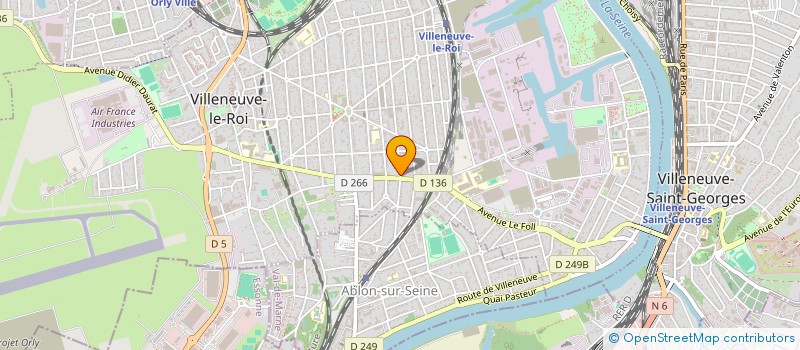 localisation de l'entreprise MONSIEUR RENE BODY  VILLENEUVE-LE-ROI