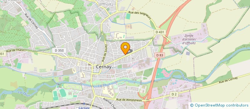 localisation de l'entreprise MONSIEUR RENE BOHL  ASPACH-MICHELBACH