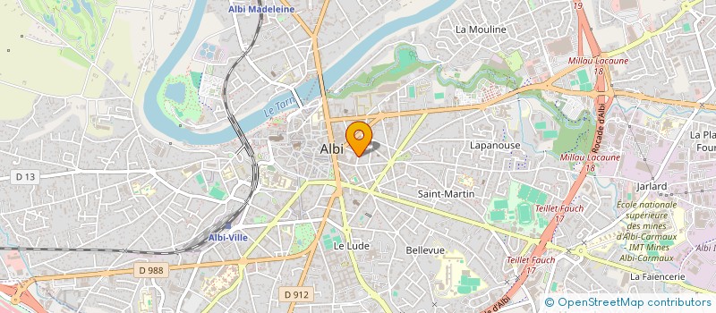 localisation de l'entreprise MONSIEUR RENE BONAFE à ALBI