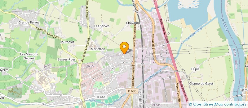 localisation de l'entreprise MONSIEUR RENE BONCOMPAIN  ARNAS