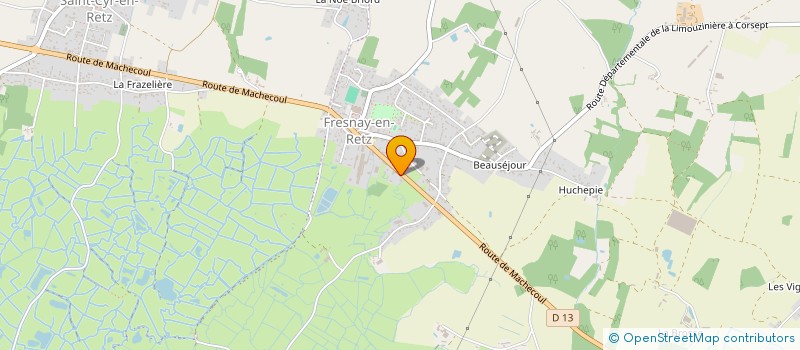 localisation de l'entreprise MONSIEUR RENE BONFILS  VILLENEUVE-EN-RETZ