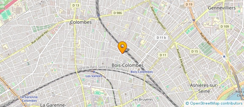 localisation de l'entreprise MONSIEUR RENE BONIFACE à BOIS-COLOMBES