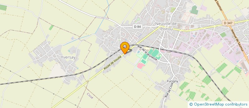 localisation de l'entreprise MONSIEUR RENE BONNAUDEAU  NEUVILLE-DE-POITOU