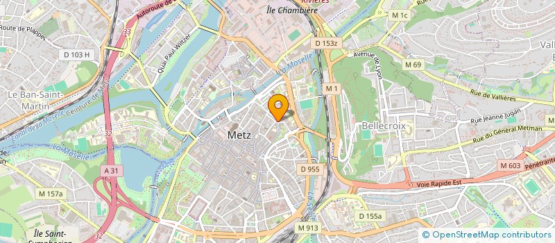 localisation de l'entreprise MONSIEUR RENE BONNET à METZ