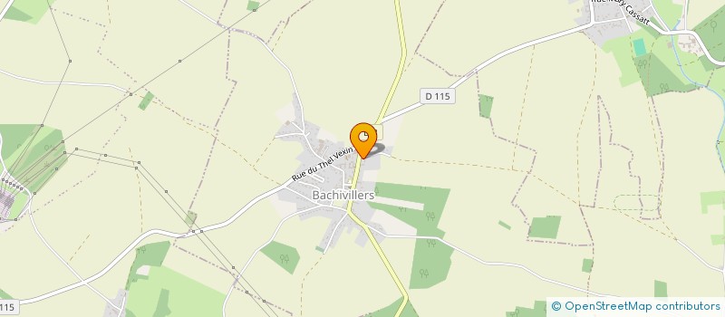 localisation de l'entreprise MONSIEUR RENE BONNET  VAUDANCOURT