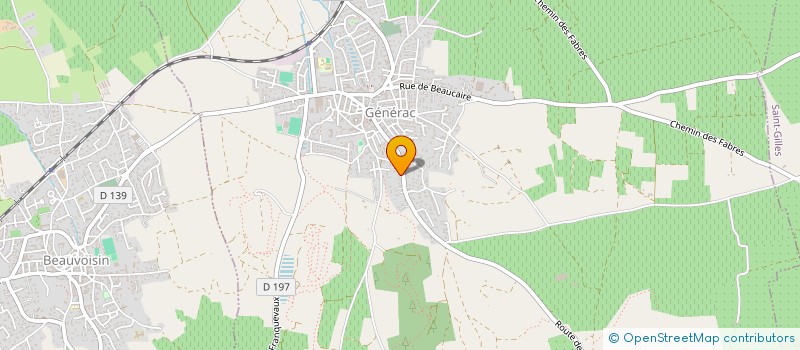 localisation de l'entreprise MONSIEUR RENE BORRELY  GENERAC