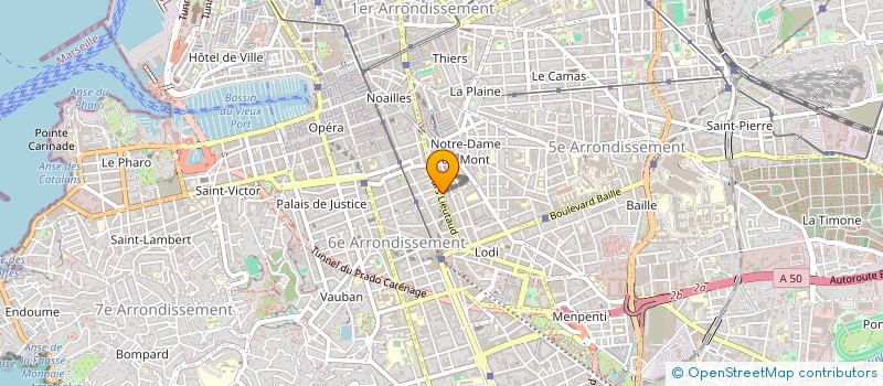 localisation de l'entreprise MONSIEUR RENE BORRUEY-ZAMORA  MARSEILLE