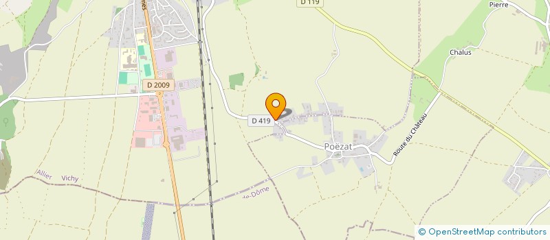 localisation de l'entreprise MONSIEUR RENE BOSSARON  GANNAT