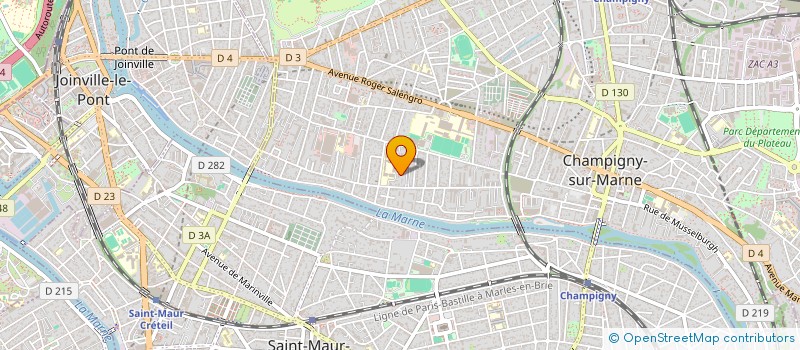 localisation de l'entreprise MONSIEUR RENE BOUCHOUCHA à CHAMPIGNY-SUR-MARNE