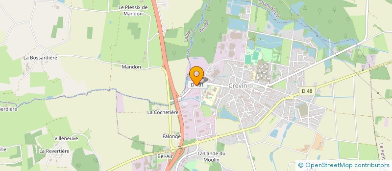 localisation de l'entreprise MONSIEUR RENE BOULLE  POLIGNE