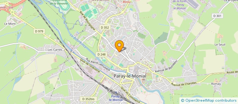 localisation de l'entreprise MONSIEUR RENE BOURACHOT à PARAY-LE-MONIAL