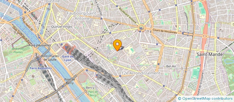 localisation de l'entreprise MONSIEUR RENE BOURDON  PARIS