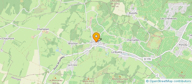 localisation de l'entreprise MONSIEUR RENE BOURGEON  JAMBLES