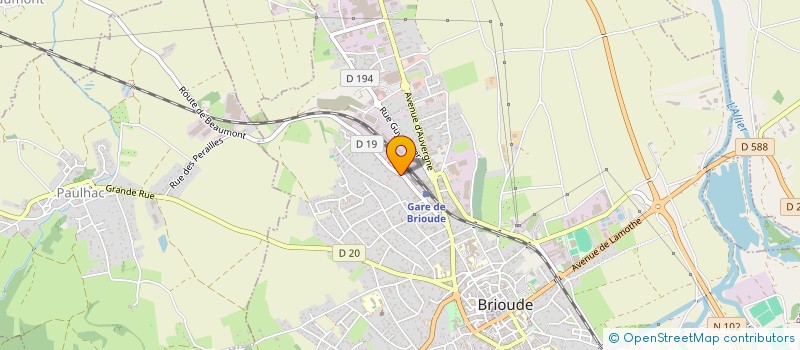 localisation de l'entreprise MONSIEUR RENE BOURIOL à SAINT-BEAUZIRE