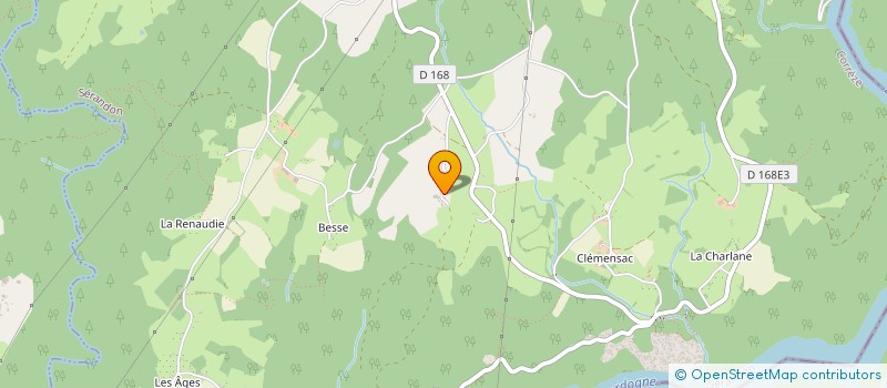 localisation de l'entreprise MONSIEUR RENE BOUROTTE  SERANDON