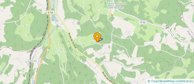 localisation de l'entreprise MONSIEUR RENE BOURRIER  PAYS DE BELVES