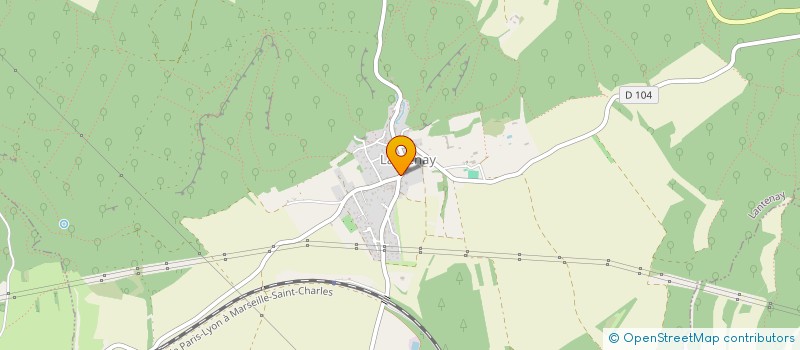 localisation de l'entreprise MONSIEUR RENE BOUTIN  LANTENAY