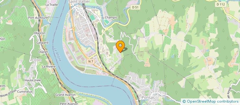 localisation de l'entreprise MONSIEUR RENE BOUVIER  SAINT-JEAN-DE-GALAURE