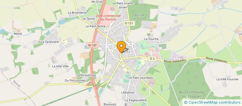 localisation de l'entreprise MONSIEUR RENE BOUVRON à NOZAY