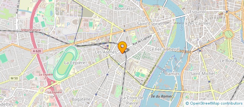 localisation de l'entreprise MONSIEUR RENE BOUZIGUES à TOULOUSE