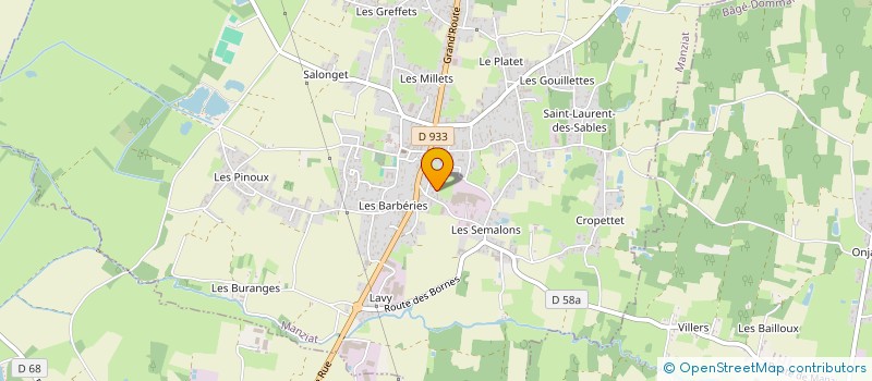 localisation de l'entreprise MONSIEUR RENE BOYAT à MANZIAT