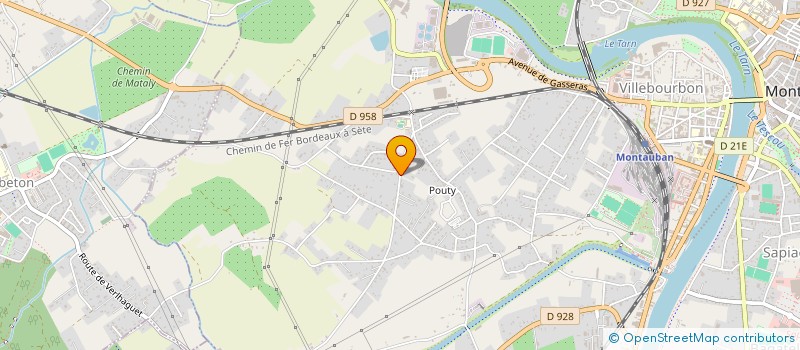 localisation de l'entreprise MONSIEUR RENE BOYE à MONTAUBAN