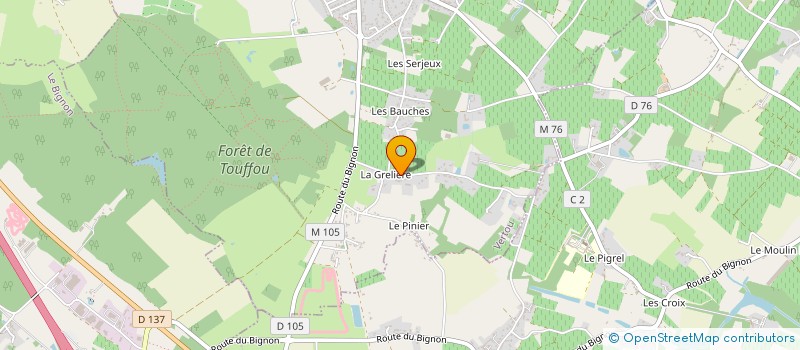localisation de l'entreprise MONSIEUR RENE BRANGER à VERTOU