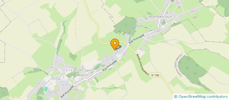 localisation de l'entreprise MONSIEUR RENE BRANQUART  CAVRON-SAINT-MARTIN