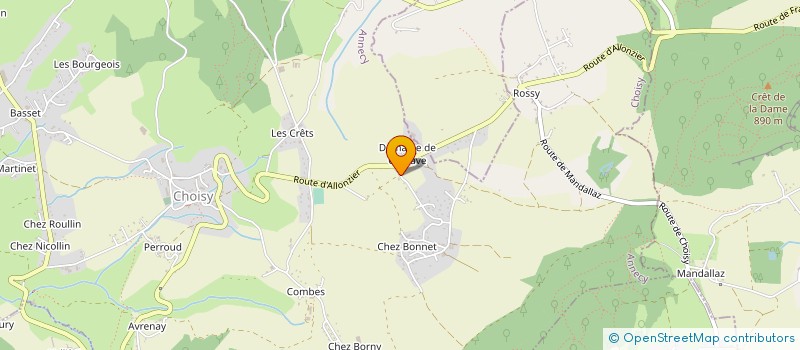 localisation de l'entreprise MONSIEUR RENE BRASIER  CHOISY