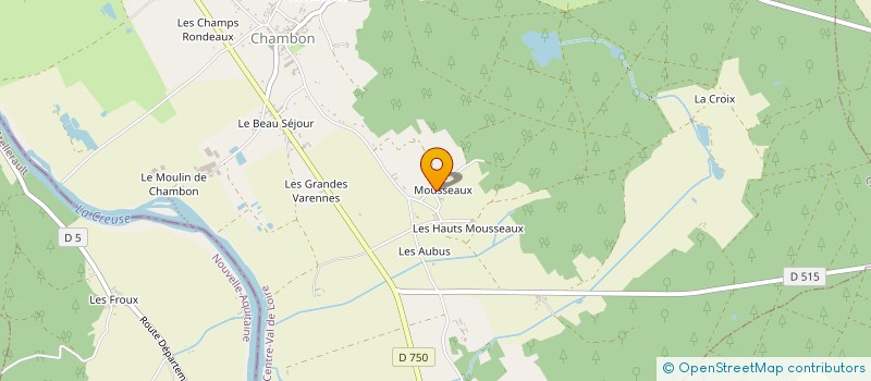 localisation de l'entreprise MONSIEUR RENE BRAULT  CHAMBON